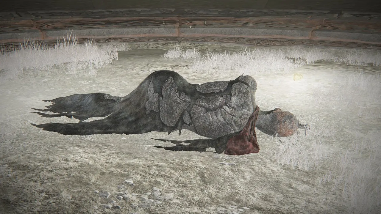 Ranni's true, charred body atop the Divine Tower of Liurnia