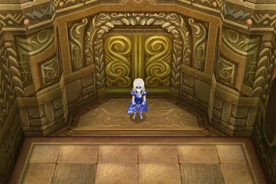 Inside the Tower of Zot in the 3D version of Final Fantasy IV