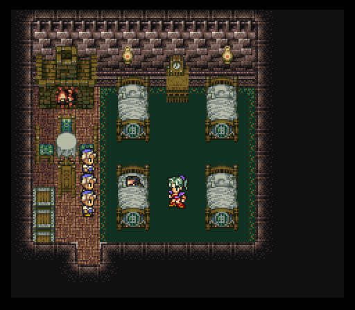 Phòng ngủ lâu đài Doma nơi Cyan chìm trong giấc mộng, Final Fantasy VI