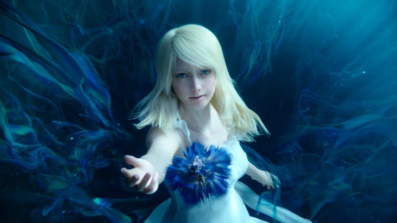 Linh hồn Lunafreya trao Nhẫn Lucii cho Noctis