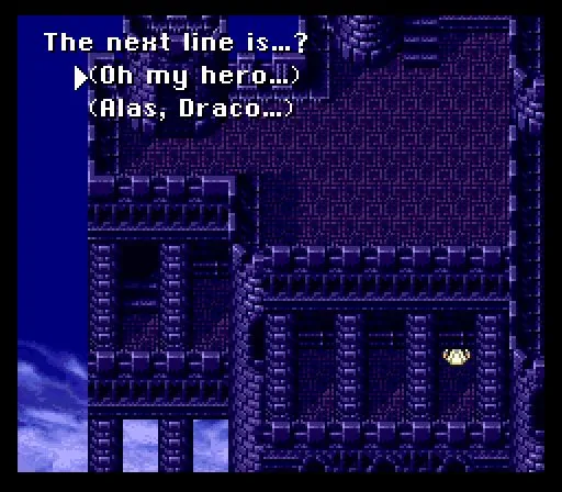 The opera scene of Maria on the castle balcony, Final Fantasy VI