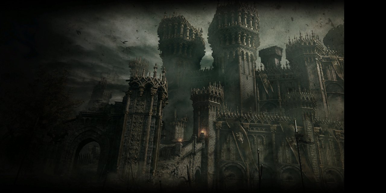 Lâu đài Stormveil u ám trên vách đá Limgrave