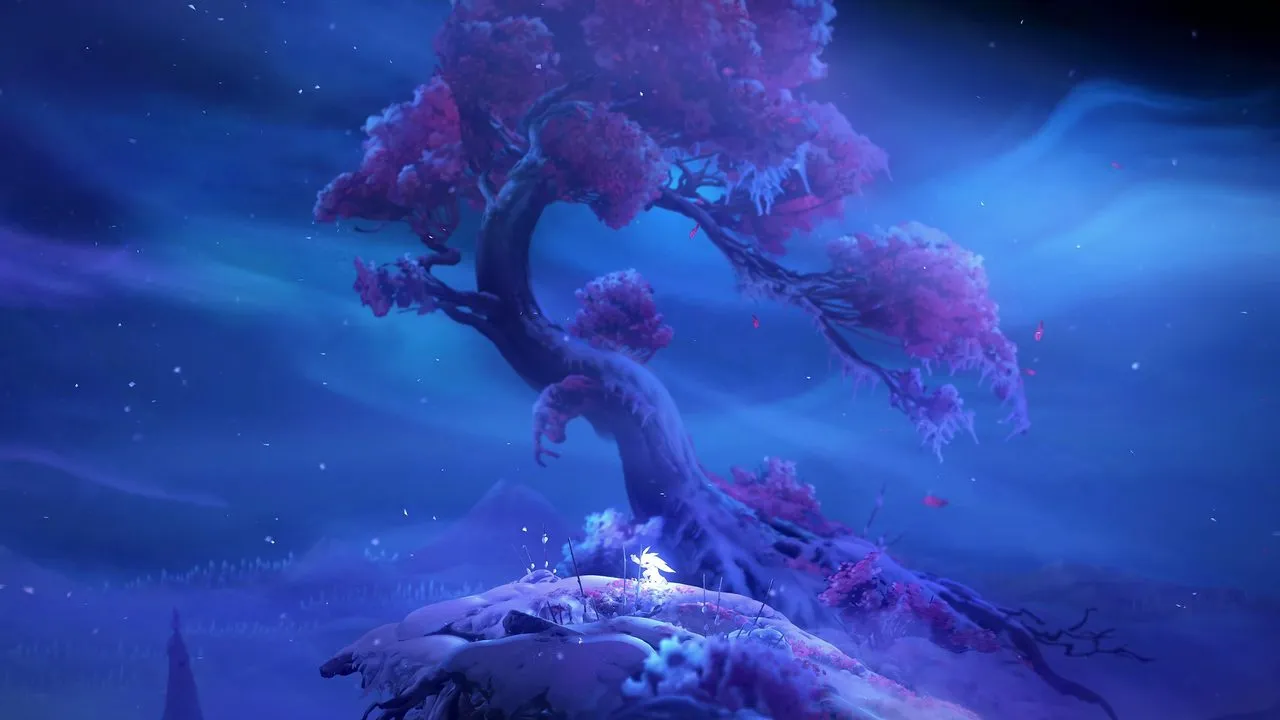 Cây hoa xuân trên đỉnh Baur's Reach, nơi cất giữ Ký Ức của Rừng