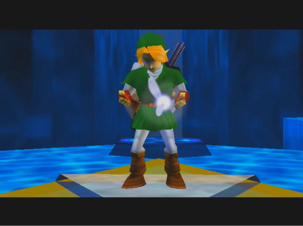 Adult Link waking after seven years sealed away
