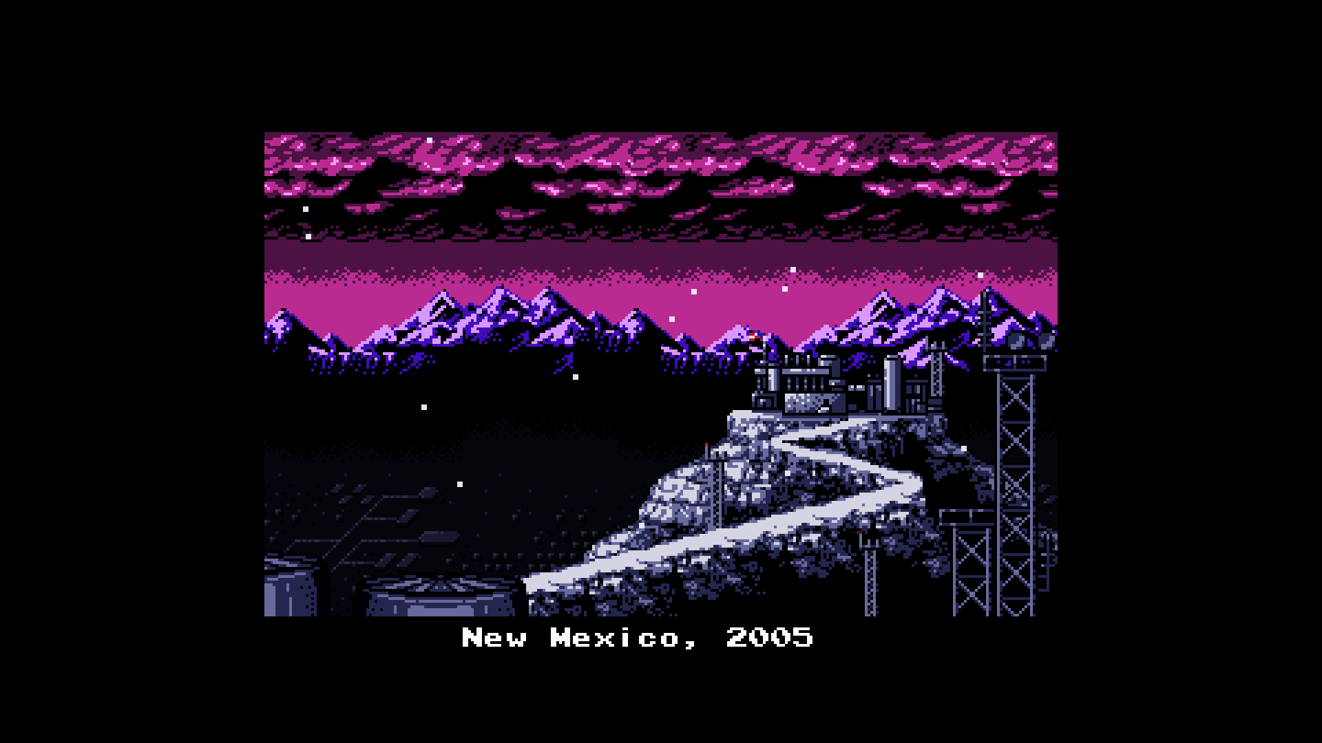 Đoạn phim cắt cảnh New Mexico 2005 — quá khứ của Trace trên Trái Đất