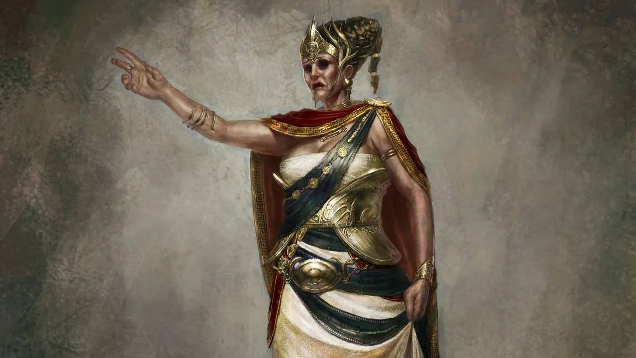 Aletheia, the true oracle of Delphi in God of War Ascension