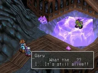 A dragon egg hatches in the chrysm mine — Gary and Mogu witness the young dragon's birth