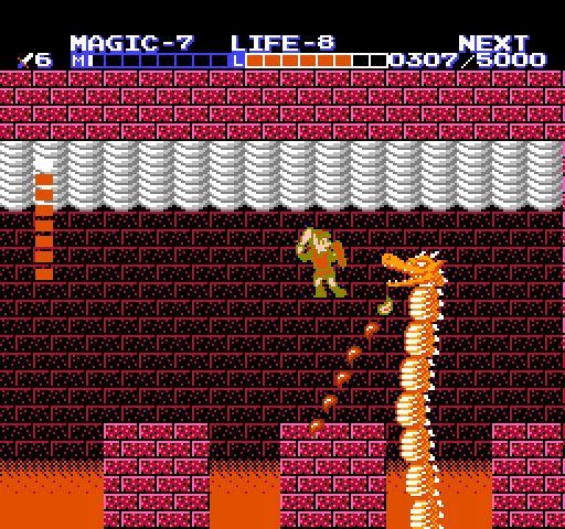 Barba, the fire dragon in Three-Eye Rock Palace