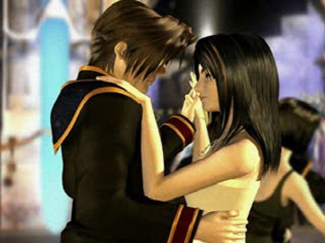 Squall và Rinoa khiêu vũ tại dạ hội tốt nghiệp SeeD
